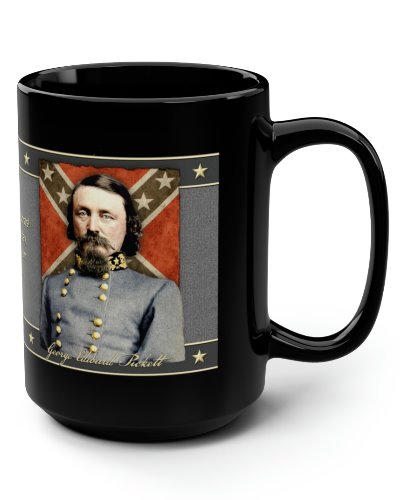 George Pickett flag and quote coffee mug